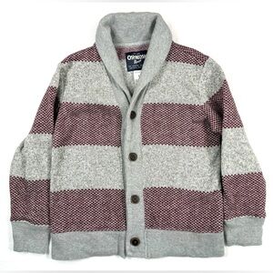 OSHKOSH B’GOSH Boys’ Grandpacore Shawl Collar Knit‎ Cardigan Sweater Size 6